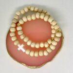 Rosario Pulsera Blanco